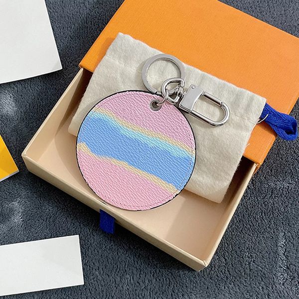 

womens fashion keychain designer handmade leather lovers couple key chains holder letter cloud mens car keychains women luxury acc, Silver