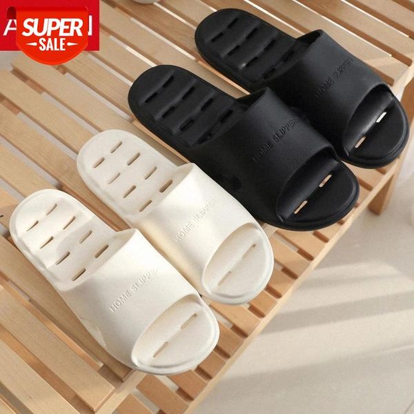 

asifn bathroom slippers men flip flops women non-slip summer eva male slides summer home couple mules shoes sepatu pria #nl8r, Black