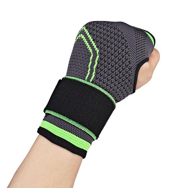 

wrist support 2pcs sports wristbands weight lifting gloves nylon band gym workout fitness bodybuilding wraps, Black;red