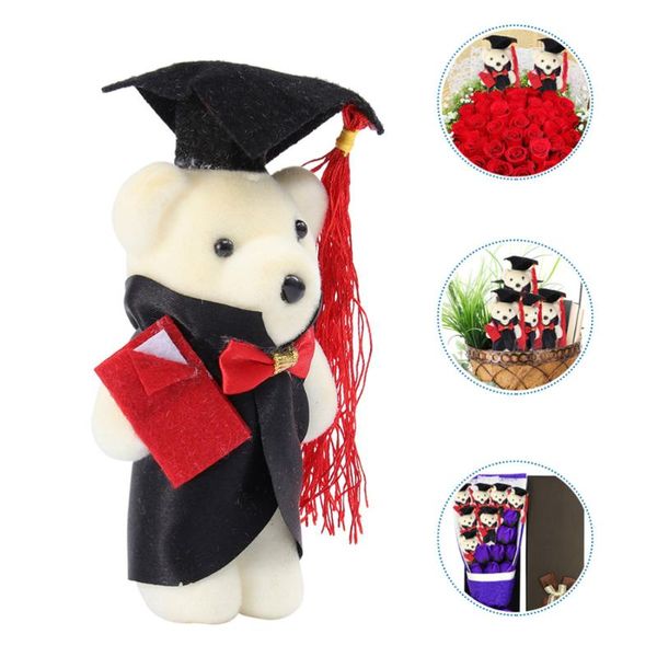 

5pcs bear graduation in cap multi-functional lovely bear graduation (with cap)