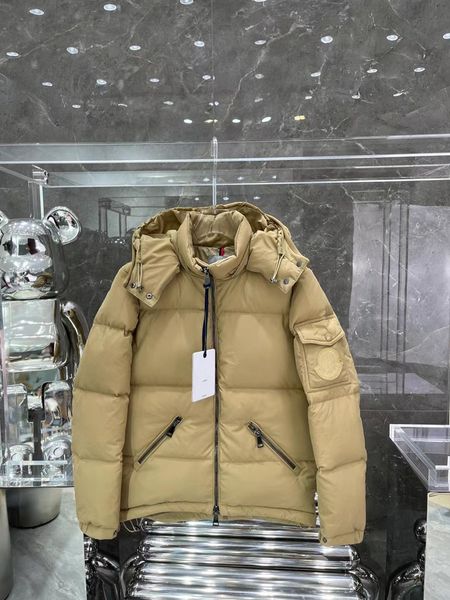 

2022r mens womens madawaska monler short down jacket parkas luxury italy itailan man ladies girl winter hooded windbreak outerwear coats+68, Black