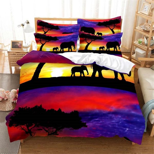 

bedding sets 3d dusk set  duvet cover bed cotton bedroom