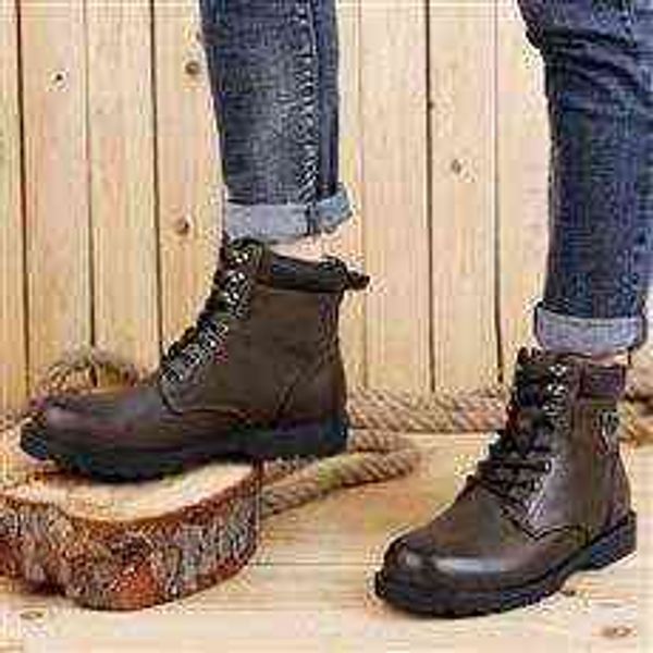 

tang zuo's 2017-8 high gang boots, approved single shoes + cotton 36-45, Black