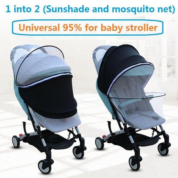 

stroller parts & accessories universal 95% baby mosquito net and sunshade1
