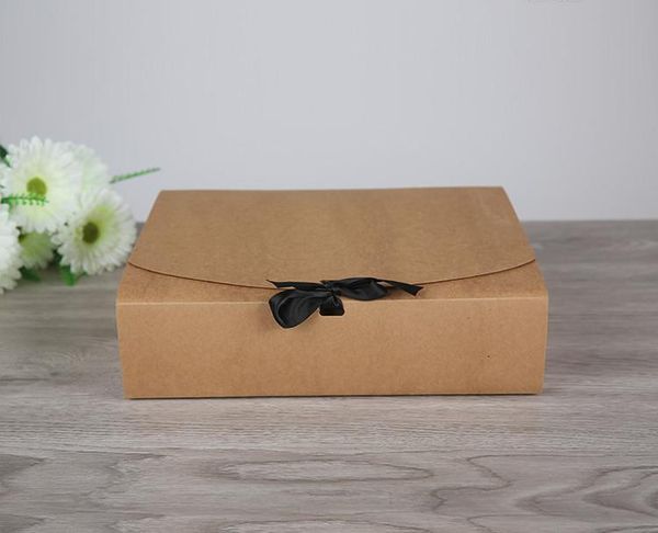 

gift wrap 50pcs 31x25.5x.8cm large brown paper box big size kraft cardboard boxes white for t shirt