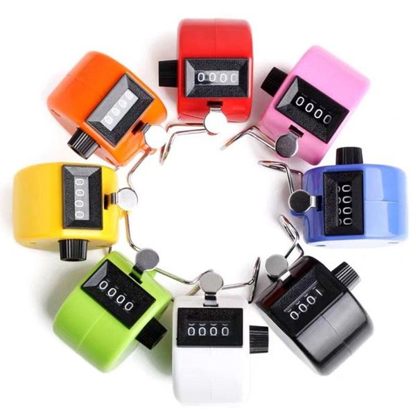 

counters 8 pack hand tally counter 4 digit palm click held clicker for sport/stadium/coach and other event