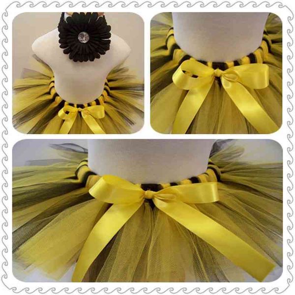 

hand woven tutu skirt for children, Red;yellow