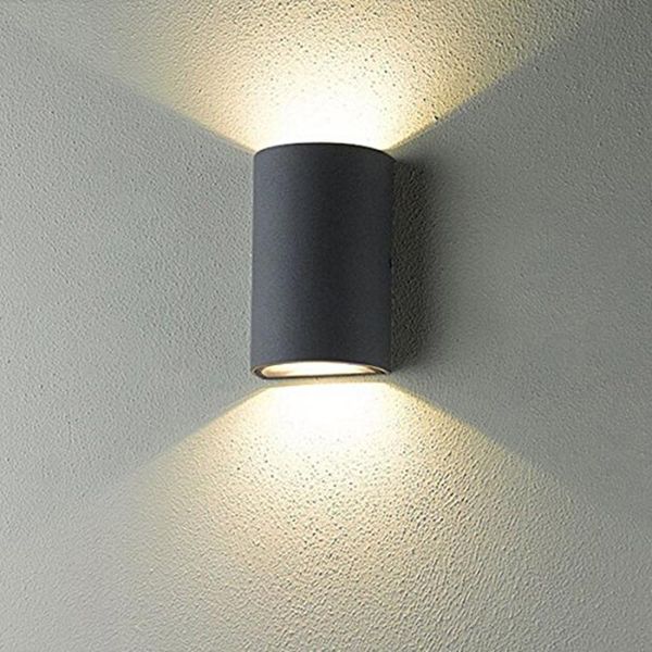 

wall lamp waterproof ac85-265v cob 6w 10w led modern design indoor outdoor walkway lighting porch garden sconce