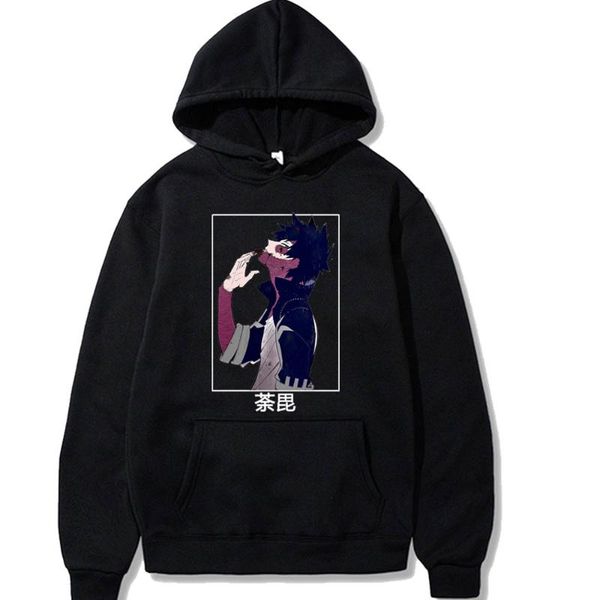 

Men's Hoodies & Sweatshirts Anime Dabi Hoodie My Hero Academia Unisex Harajuku Cartoon Graphic Streetwear Women Fashion Oversized, Black