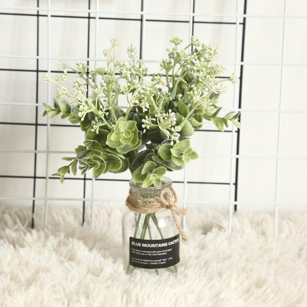 

decorative flowers & wreaths artificial plants for home decoration bridal accessories clearance wedding plastic grass holding material