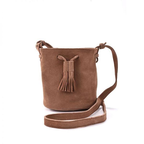 

evening bags women fringed bucket bag 100% genuine leather fringe tassel boho hippie gypsy bohemian tribal ibiza style crossbody