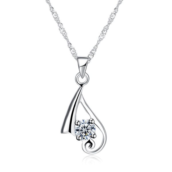 

zemior irregular pendant necklaces women 100% 925 sterling silver luxury cubic zirconia necklace charms trendy jewelry gift