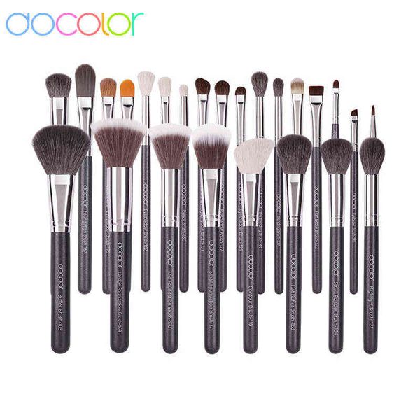 

other health & beauty items docolor 25pcs makeup brushes set professional natural hair foundation powder blush eyeshadow face blending make