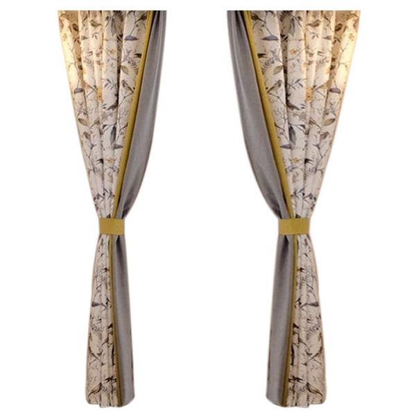 

curtain & drapes american bird print curtains for living dining room bedroom fine linen fashion cute fresh