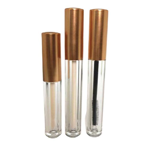 

storage bottles & jars 2.5ml 3.5ml empty lip gloss tubes gold cosmetics travel bottle gorgeous frosted lipgloss tube plastic packaging refil