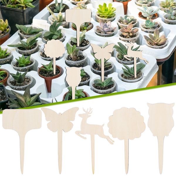 

wood plant label garden decorations creative wooden sign flower marker