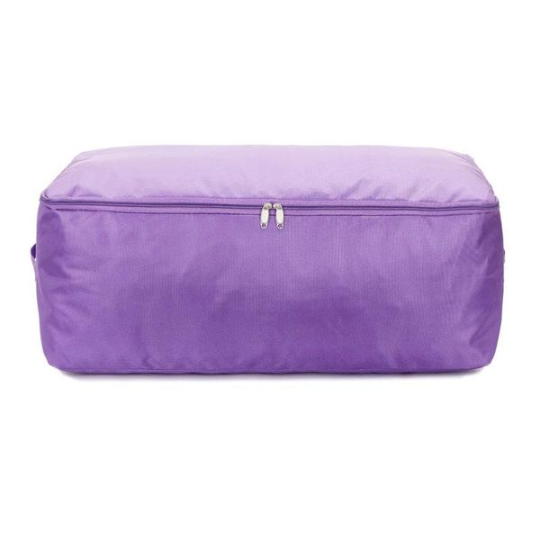 

clothing & wardrobe storage solid color thicked oxford cloth moisture-proof quilt clothes bag large-volume portable luggage organizing packa