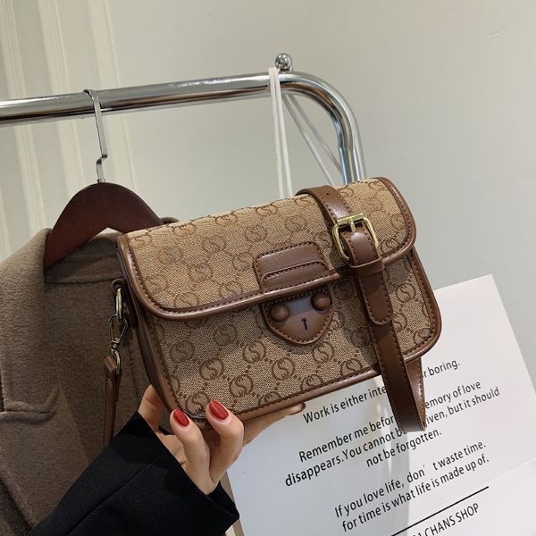 

purses new and winter women's printed single shoulder fashion versatile messenger saddle bag handbag black friday