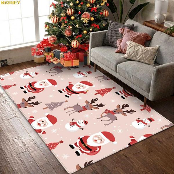 

carpets cute animal cartoon christmas children's soft washable flannel sponge kids crawling mat print bedside for girl boy