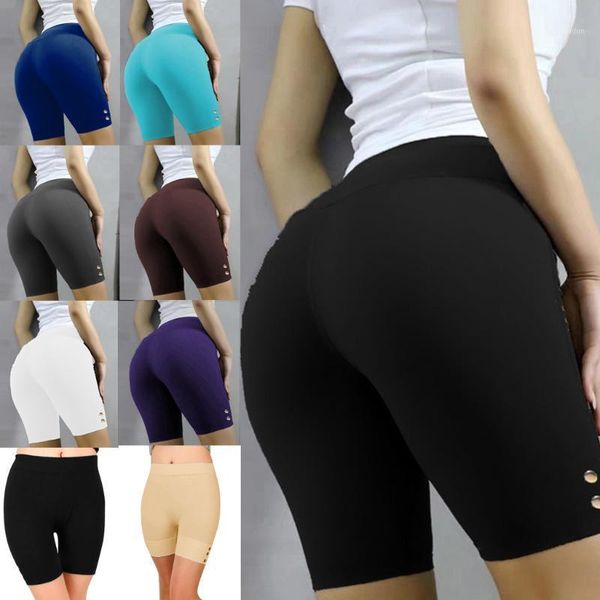 

yoga outfits women basic slip bike shorts compression workout leggings capris seamless sport gym thin female high waist pants1, White;red
