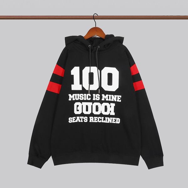 

1921 new autumn winter designer hoodie sweatshirt men women 100 cotton sweatshirts fashion letter blind for love print pullover hooded hoodi, Black
