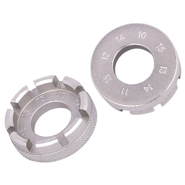 

tools bike mini repair tool spoke wrench key wheel rim spanner (silver)
