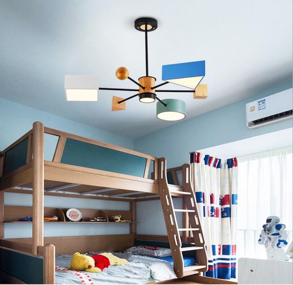 

chandeliers simple personality nordic chandelier, dining room, study led macaron lamps, children's room clothing store chandelier