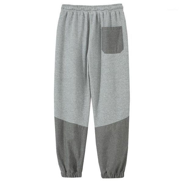 

men's pants chinese style casual loose solid color versatile trend spring and autumn legged sweatpants handsome high street 8xl, Black