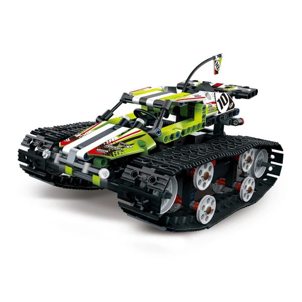 

Remote Intelligent Control Car Programmable Module Building Bluetooth application/2.4 G ROD CONTROL ASSEMBLY ROBOT CAR Toy, Multicolor