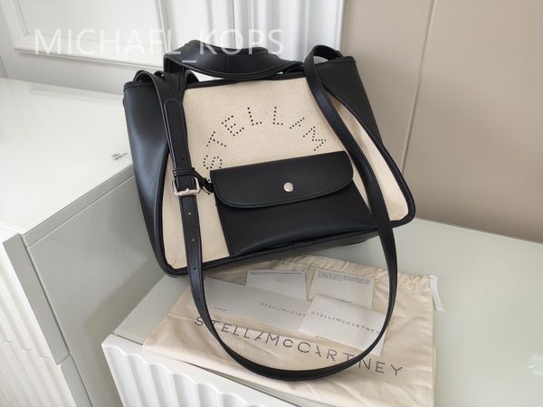 

fashion 2021 women new handbag stella mccartney pvc leather shopping bag 369 krug
