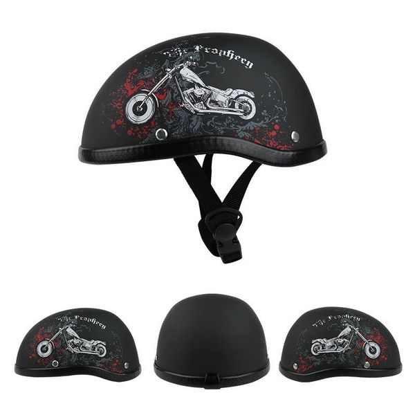 

motorcycle helmets half face vintage helmet hat cap men/women motorcross moto racing capacete world war ii for halle