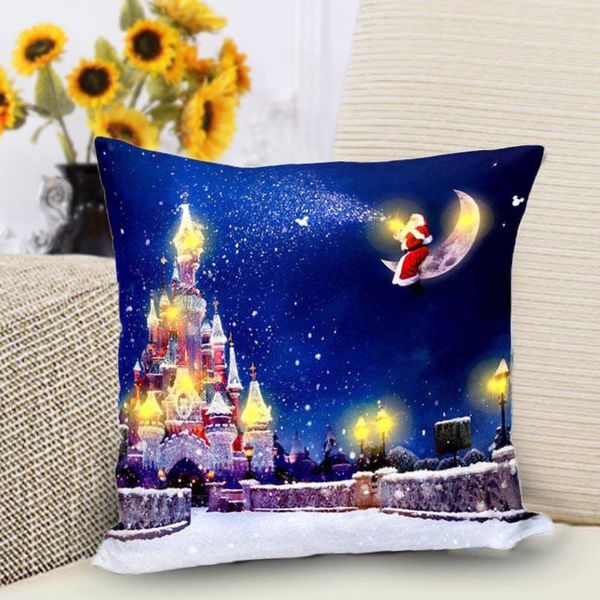 

high cushion cover led light up 45x45cm soft christmas decoration for office car cafe lg66 pillow case