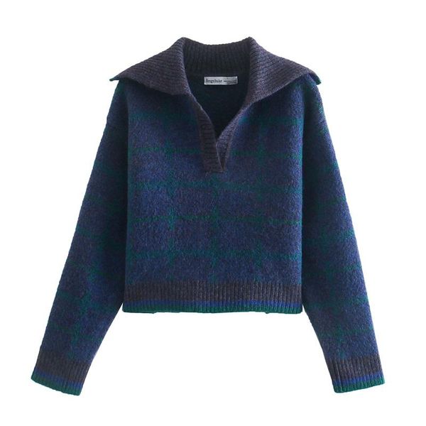 

women's sweaters 2021 autumn and winter sweater shirt collar long-sleeved warm casual elegant retro fashion christmas, White;black