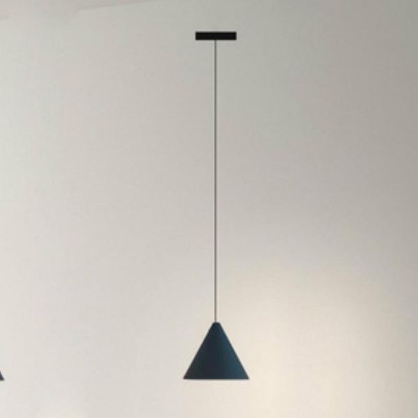 

pendant lamps modern light black metal long wire cone shape lamp kitchen island hanging bedside suspension lighting mj1110