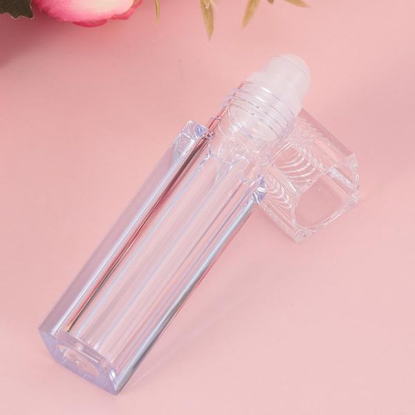 

storage bottles & jars 1 set 10pcs hydrating lip oil vials moisture refillable roll-on bottle with lid (cap)