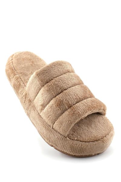 

slippers fronting outdoor eva outsole women 's plush, Black