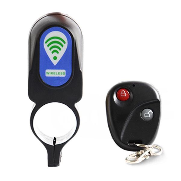 

bike locks bicycle anti-theft alarm bell with remote control scooter electric horn lock wireless cycling accessories