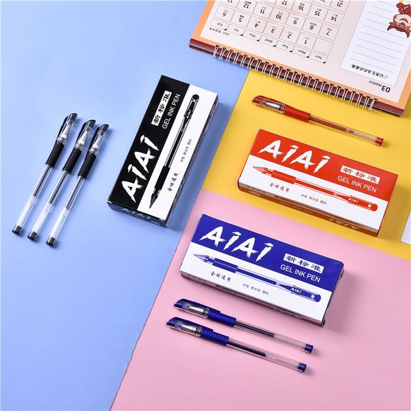 

european boxed standard 0.5mm bullet neutral pen creative student stationery water based office signature
