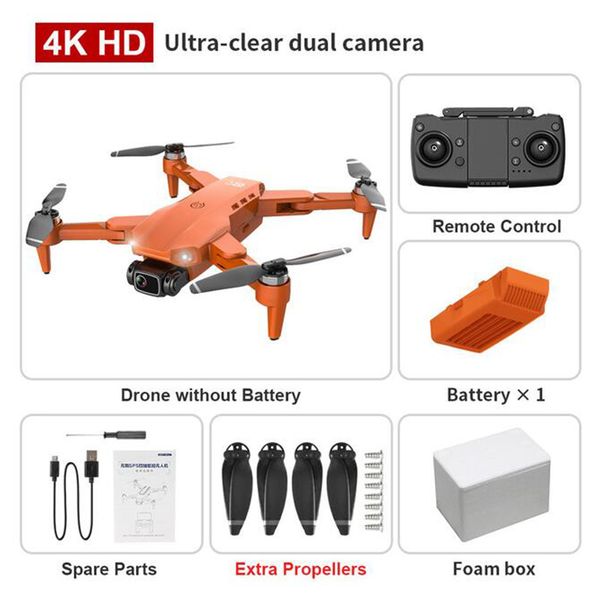 

L900 Pro 4K HD dual camera Drone with GPS 5G WIFI FPV real-time transmission brushless motor rc distance 1.2km Mini drone