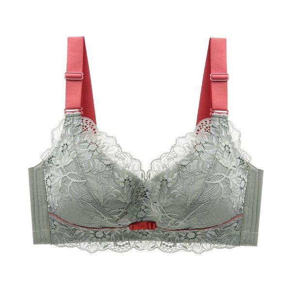 

bras gerrita women lace bra 2021 breathable women's comfortable padded solid color sponge, Red;black