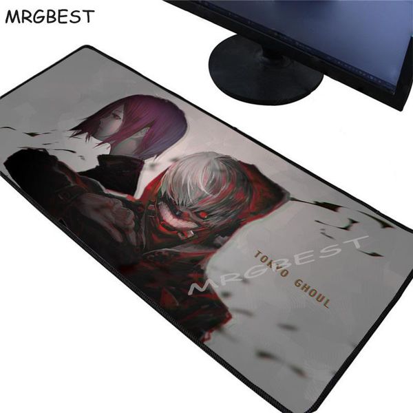 

mouse pads & wrist rests mrg rubber mat gaming anime ghoul large xxl mousepad gamer speed locking edge pc computer customized csgo l