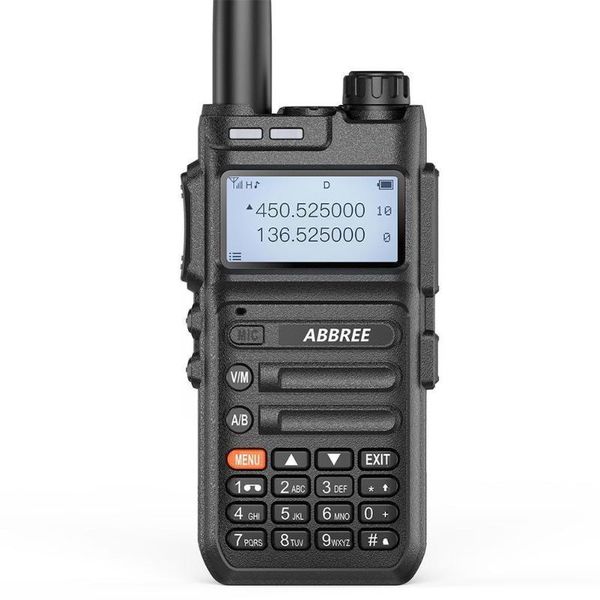 

walkie talkie abbree -f5 automatic wireless copy 136-520mhz upgrade chging usb frequency radio 8w baofeng long uv-5r ra x0z9
