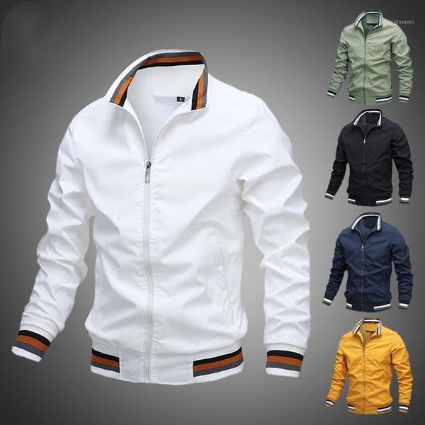 

men's jackets 2021 autumn winter windbreaker bomber jacket mens fashion coats casual streetwear men army outdoor clothing, Black;brown