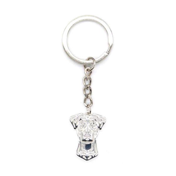 

keychains fashion jewelry alloy german pinscher dog key chains pet lovers' animal pendant christmas gift, Silver