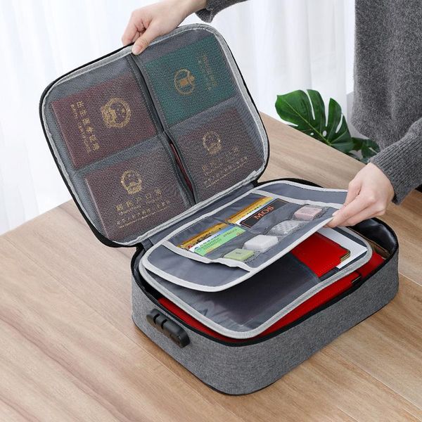 

storage bags document box household multi-function file data card package organize bag organizer