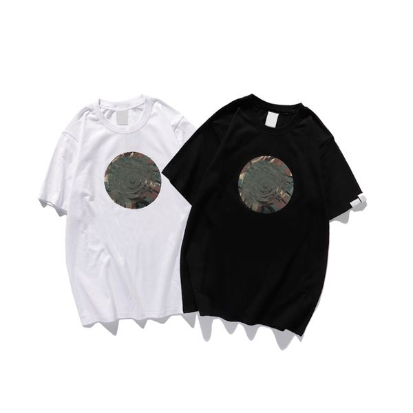 

men t-shirt letter prints boy fashion women man simple comfortable t-shirt trendy sport clothes casual streetwear summer tees new hot, White;black