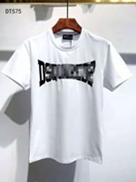 

5q21 luxury men's t-shirt hip hop printing short sleeve t-shirt summer new round of luxury men's cotton t-shirt wholesale, White;black