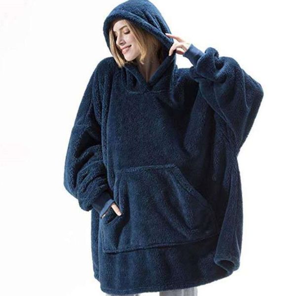 

women's sleepwear winter robes women hoodies thicken fleece long sleeve warm flannel pajamas hoodied sleeping nighties home clothing, Black;red