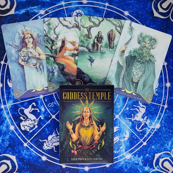 

new the goddess temple oracle card tarot cards guidance divination deck entertainment parties board game 45pcs/box