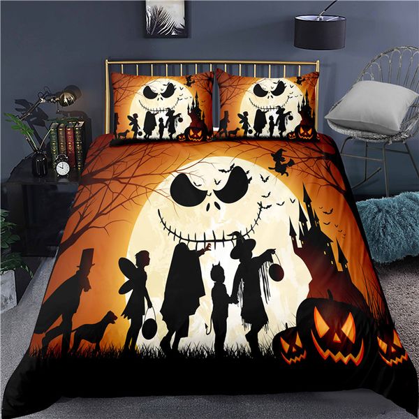 

thorn horror halloween 3d printing colorful bedding sets duvet cover-10